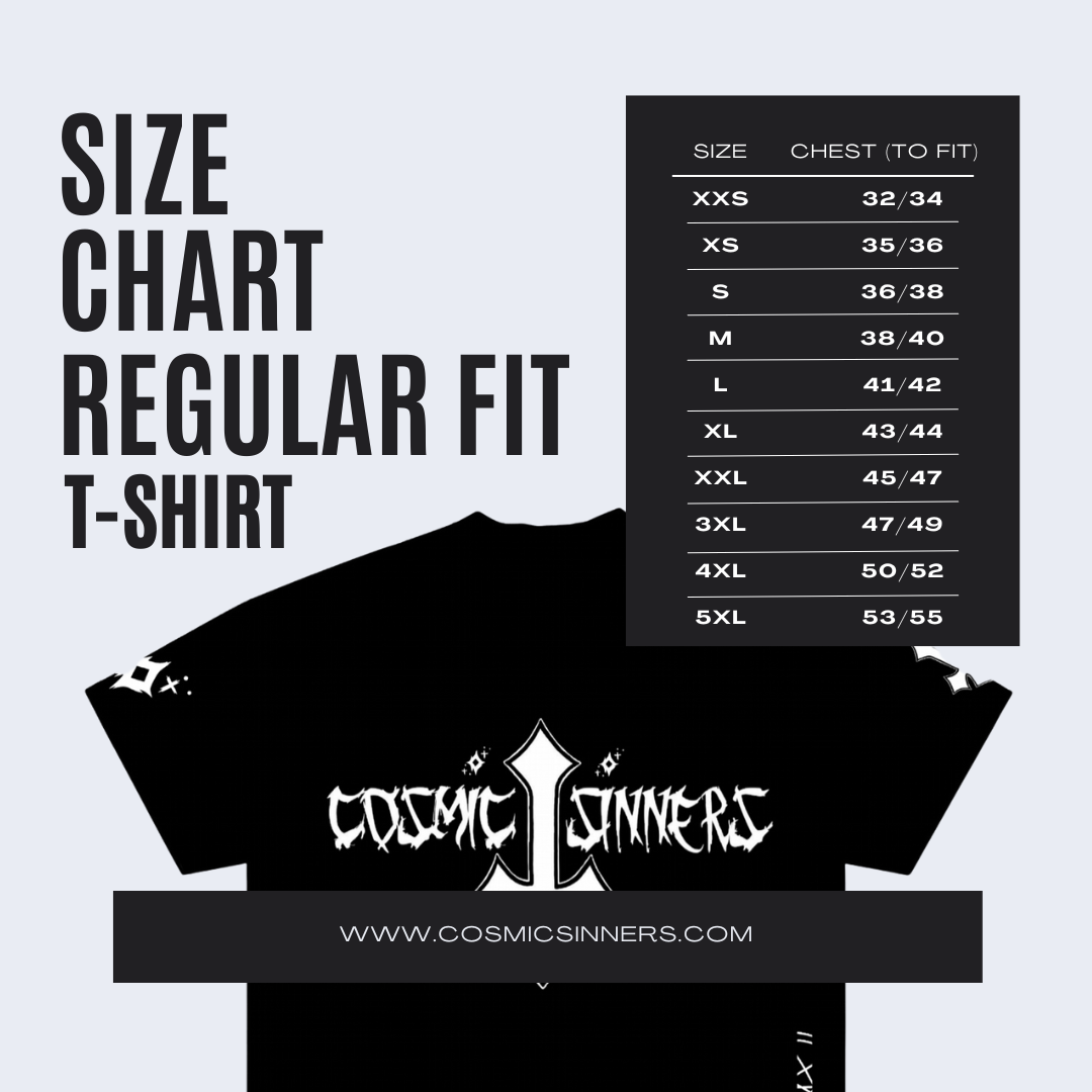 OWN THE STARS - BLACK (REGULAR FIT) T-SHIRT