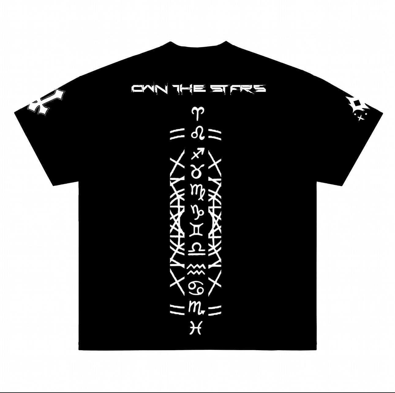 OWN THE STARS - BLACK (REGULAR FIT) T-SHIRT